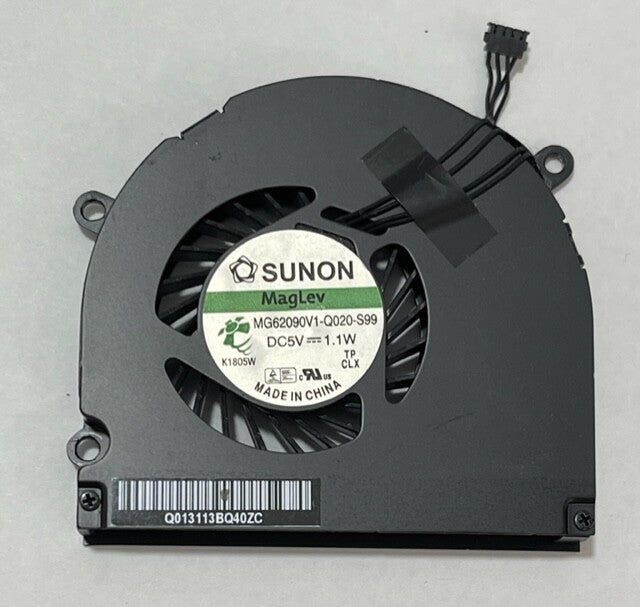 GENUINE Apple MacBook Pro A1286 2011 EMC 2417 Right & Left Cooling Fan set