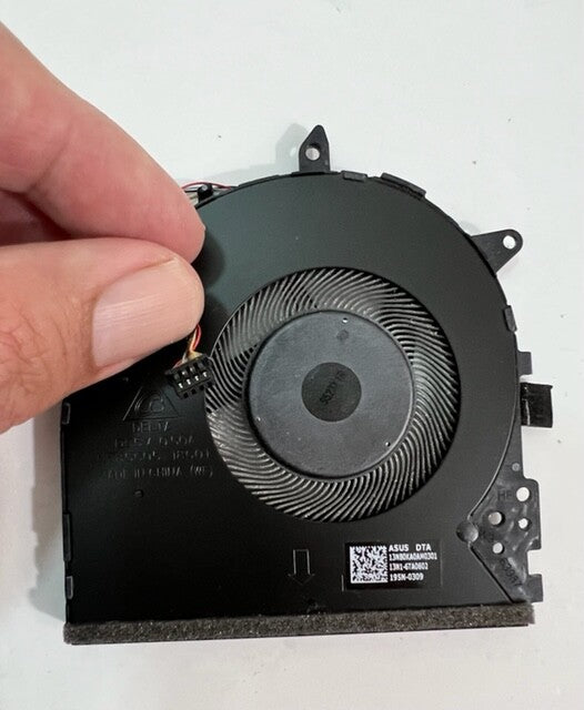Asus VivoBook X512D Laptop CPU Cooling Fan 13NB0KA0AM0301 Black