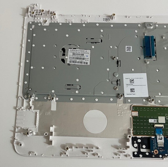 Genuine HP 15-ac110na Shell Palmrest Keyboard &Trackpad White