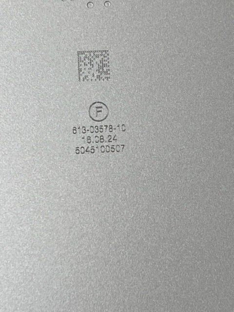 Apple MacBook Pro 13" A1708( 2016, 2017) Silver Bottom Case 613-03578-10