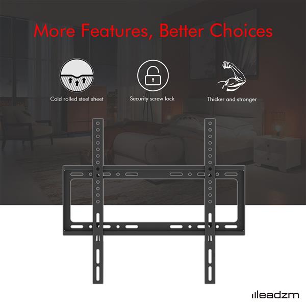 26-55" Wall Mount Bracket TV Mount TMW4040 with Sprit Bubble