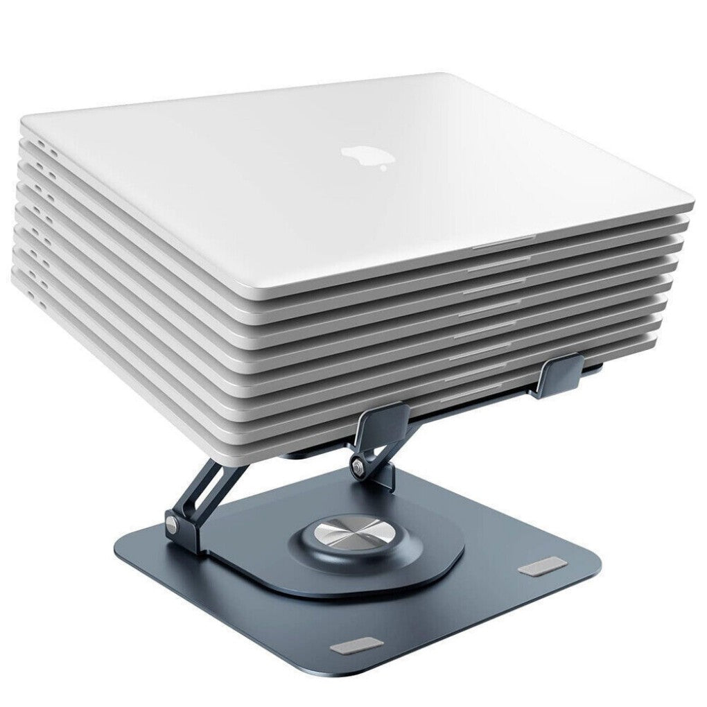 360Â° Metal Portable Laptop Tablet Stand Riser Bracket Adjustable Holder For Desk