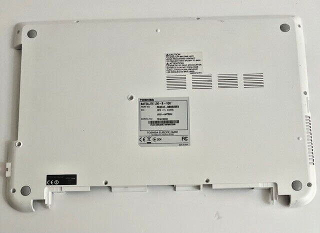 Genuine Toshiba Satellite L50-B-1QU Bottom Case White P/N A000291070