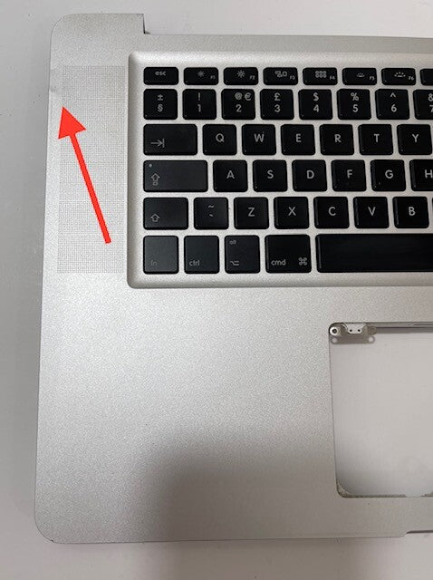 Apple MacBook Pro A1286 2011 EMC 2417 Palmrest, Speakers, Keyboard UK LayOut