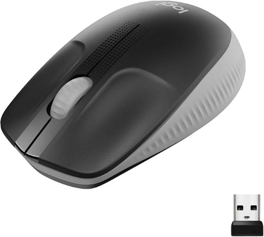 Logitech M190 FullSize Wireless Mouse 1000dpi,18-Month Battery with Power Saving