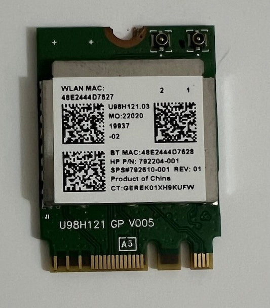 Genuine HP 15-ac110na WiFi Card 792204-001