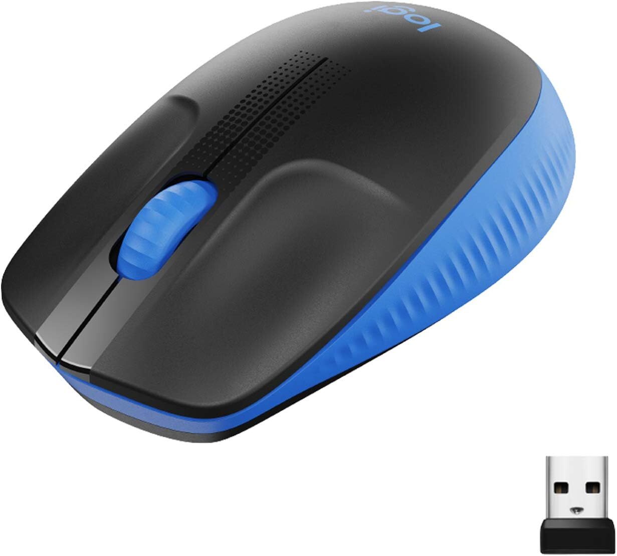 Logitech M190 FullSize Wireless Mouse 1000dpi,18-Month Battery with Power Saving