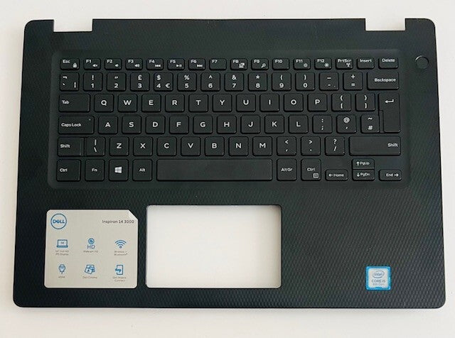 Genuine Dell Inspiron 14 3000 (3480)  Palmrest Assembly, Keyboard UK Layout