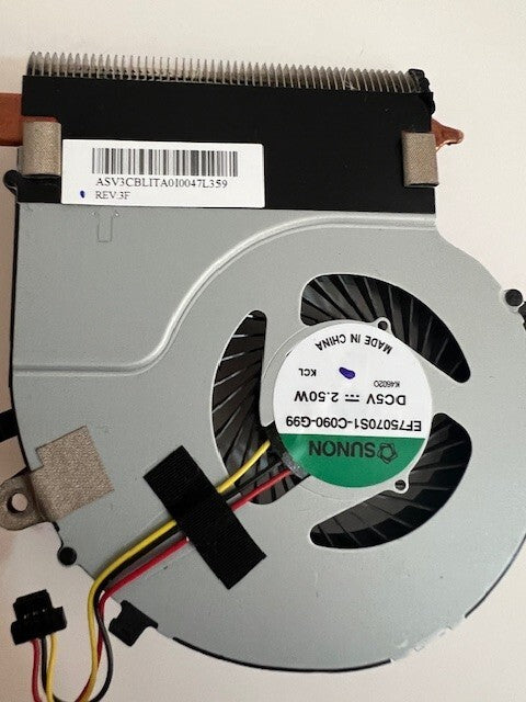 Genuine Toshiba Satellite L50-B-1QU Heatsink Cooling Fan