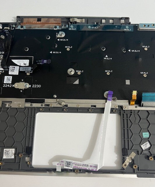 DELL Inspiron 13 7380 Palmrest keyboard Assembly With i7 Sticker
