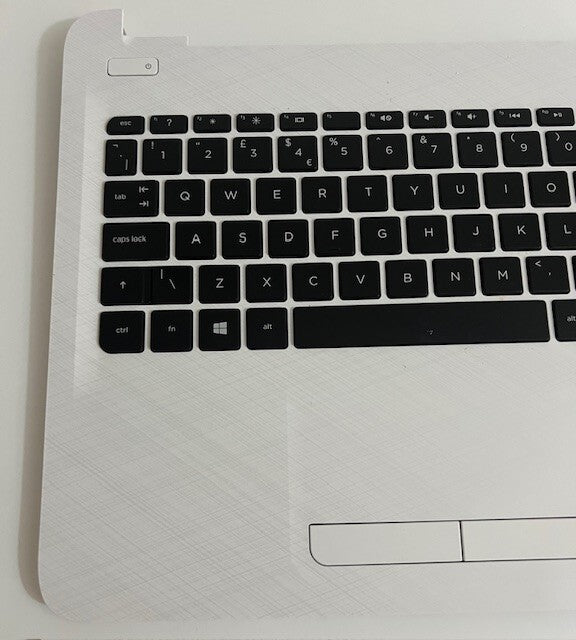 Genuine HP 15-ac110na Shell Palmrest Keyboard &Trackpad White