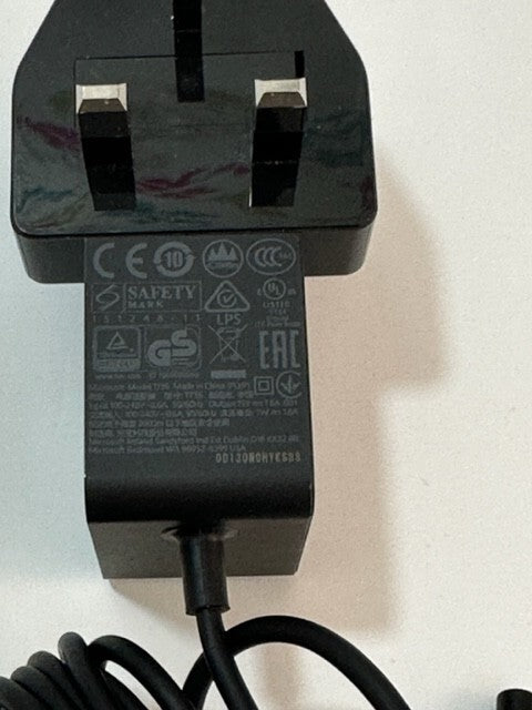 Genuine Microsoft Surface RT/PRO 2 24W Power Supply/Charger Model 1736 UK Plug
