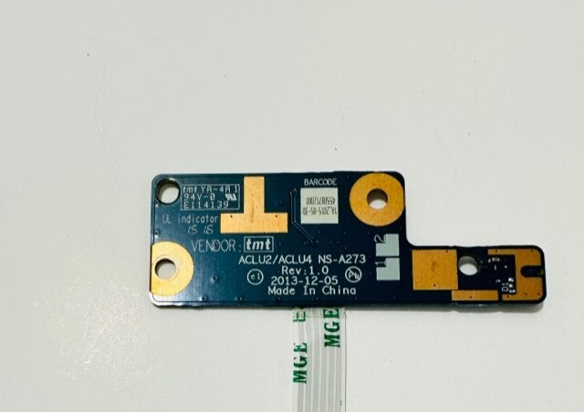 Genuine Lenovo Ideapad G50-30 Power Button Board + Cable NS-A273