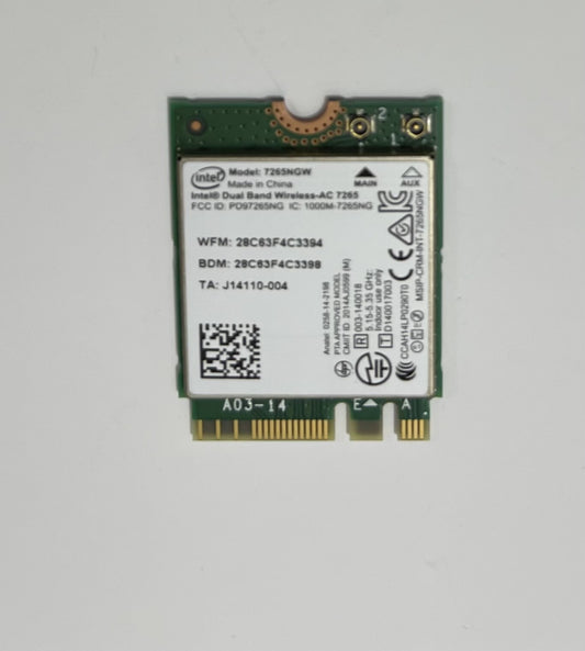 ASUS CHROMEBOOK FLIP C302CA WiFi Card 7265NGW