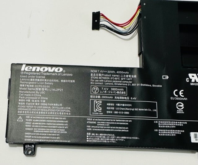 Genuine  Lenovo Battery L14L2P21 For Yoga 500 500-151BD 500-15ISK 30Wh