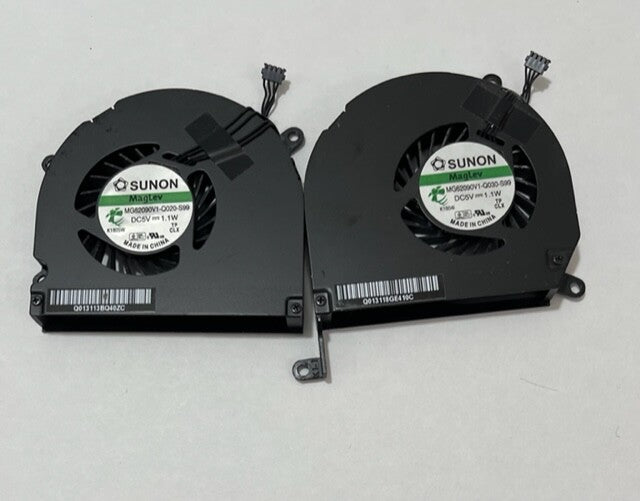 GENUINE Apple MacBook Pro A1286 2011 EMC 2417 Right & Left Cooling Fan set