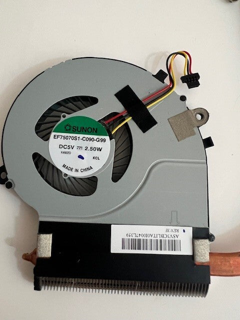 Genuine Toshiba Satellite L50-B-1QU Heatsink Cooling Fan