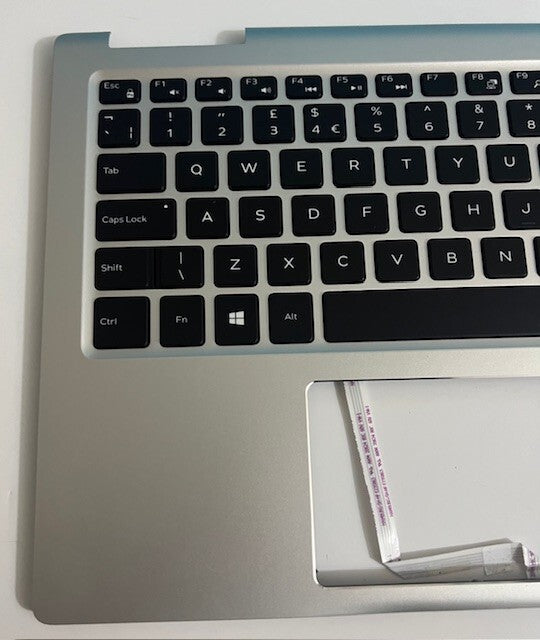 DELL Inspiron 13 7380 Palmrest keyboard Assembly With i7 Sticker