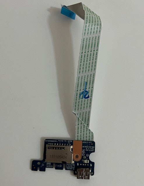 Genuine HP 15-ac110na USB SD Card Reader Board With Ribbon/Flex cable