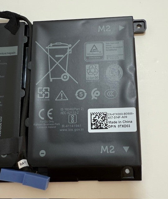 DELL Latitude 3140 2-in-1 53Wh H5CKD Battery 0TXD03