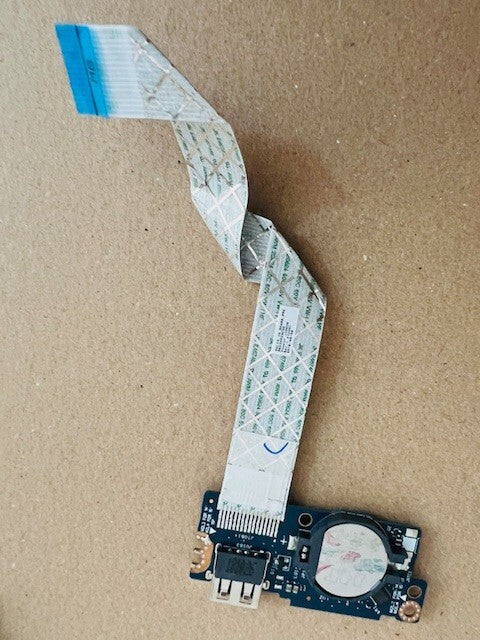 Genuine Dell Inspiron 14 3480 USB Port SD Card Reader Board LS-G711P  Flex Cable