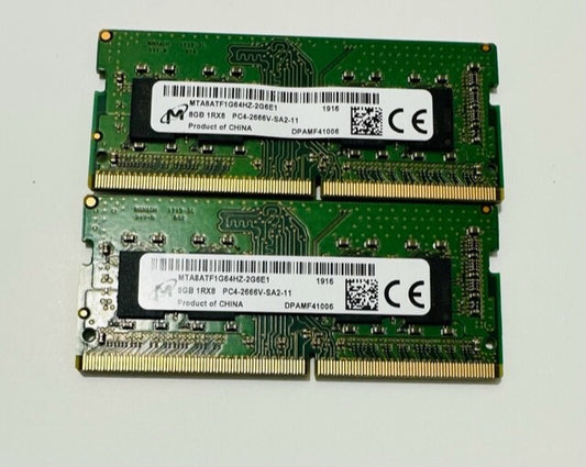 GENUINE DELL XPS 15 9570 16 GB( 2x8) RAM DDR4  PC4-2666V