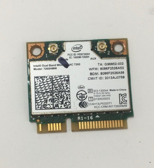 Genuine Asus N550JV WiFi Card Intel Dual Band Wireless -AC 7260