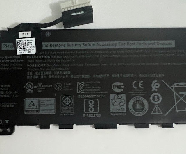 DELL Inspiron 13 7380 38Wh Battery P62GO