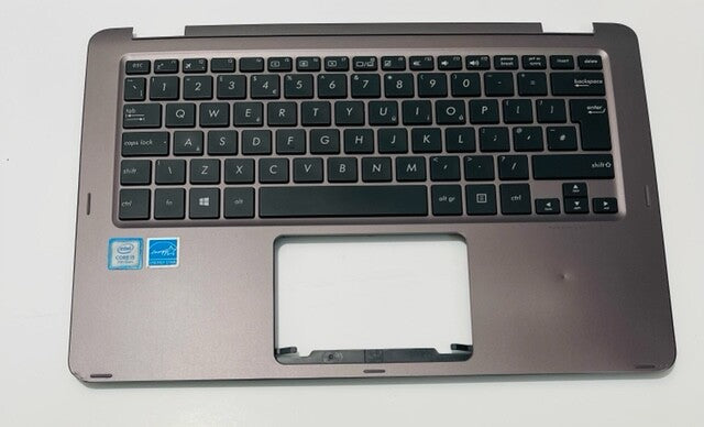 ASUS ZENBOOK UX360C  PALMREST KEYBOARD UK LAYOUT WITH CORE I5 STICKER