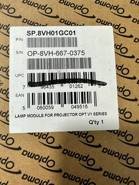 OPTOMA Projector Lamp SP.8VH01GC01 (OEM) LAMP with Housing