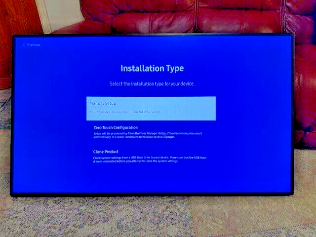 Samsung 55" QM55B UHD LED  Professional Display, LH55QMCEBGCXEN  Collection Only