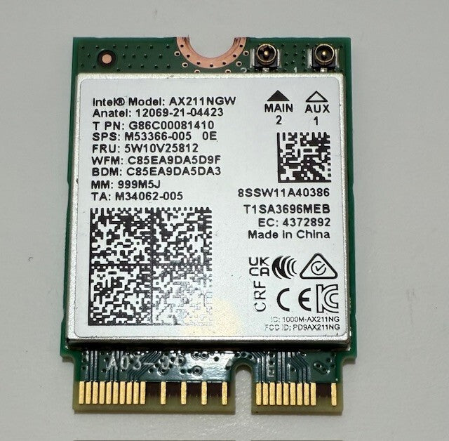 Genuine HP EliteBook X360 1040 G9 Laptop WiFi CARD AX211NGW