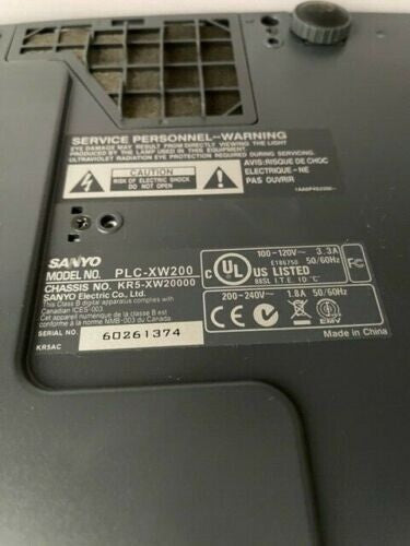 Sanyo PLC-XW200 LCD Projector 163 Lamp Hours, Comes with Remote & Airtech Bag