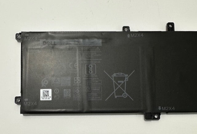 Genuine DELL XPS 15 9570 97Wh Battery  6GTPY 11.4V 6 Cell