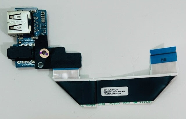 HP Pavilion X360 14-CD Series Audio Jack 450.0E804.0001 With cable