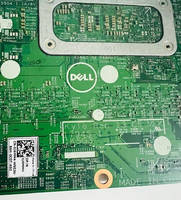 DELL Inspiron 13 7380 Core i7-8565U 8GB Ram Motherboard/Mainboard only