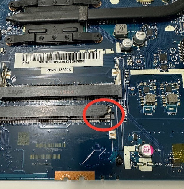Lenovo IdeaPad 305-15IBD Intel i3 MotherBoard  Faulty For Parts only