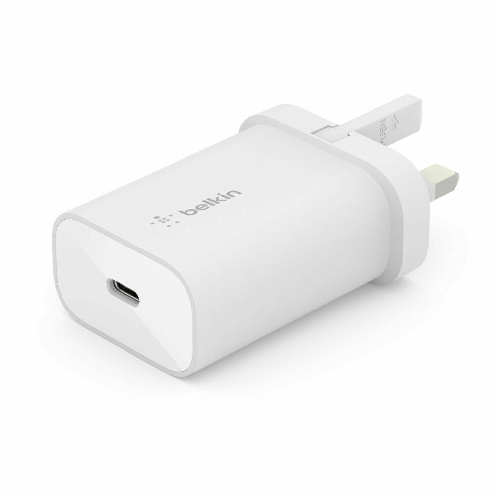 Belkin USB-C Wall Charger 25W  for iPhone  Samsung With PPS