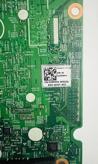 DELL Inspiron 13 7380 Core i7-8565U 8GB Ram Motherboard/Mainboard only