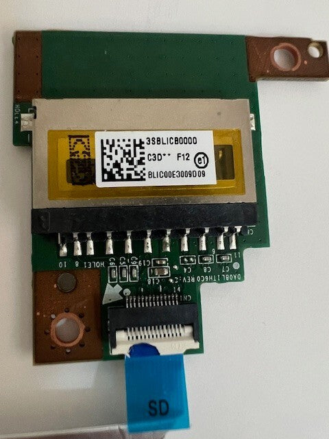 Genuine Toshiba Satellite L50-B-1QU SD Card Connector Board 3SBLICB0000