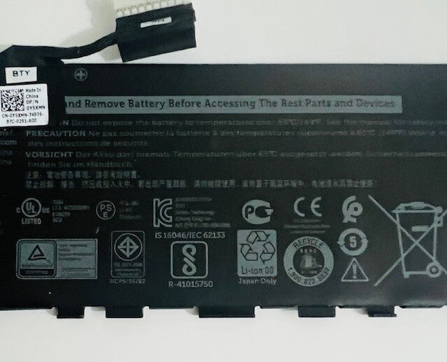 DELL Inspiron 13 7380 38Wh Battery P62GO