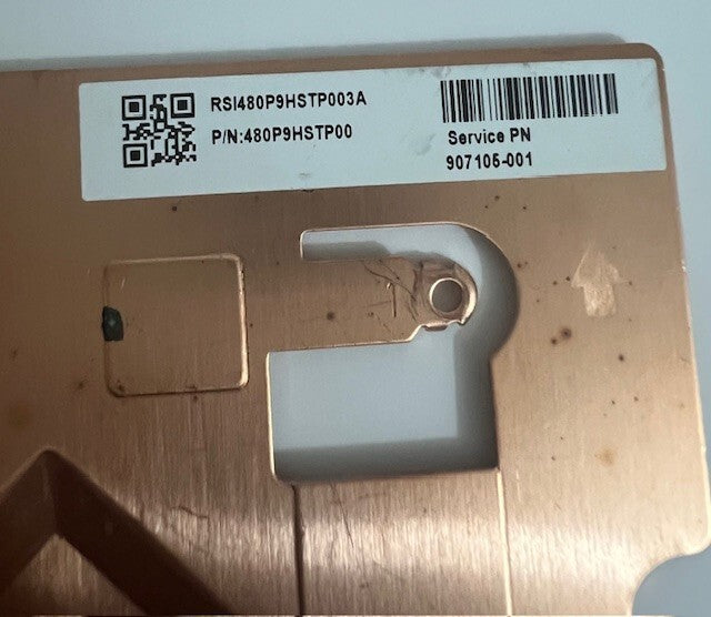 HP Stream 14" 14-ax005na Copper Heatsink