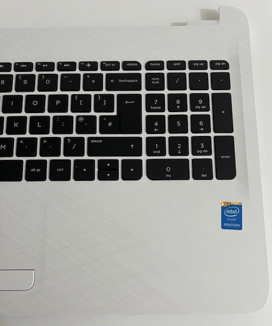 Genuine HP 15-ac110na Shell Palmrest Keyboard &Trackpad White