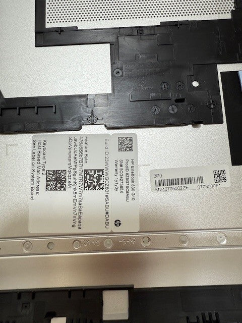 GENUINE HP Elitebook  830 G10 Bottom/lower Case Silver