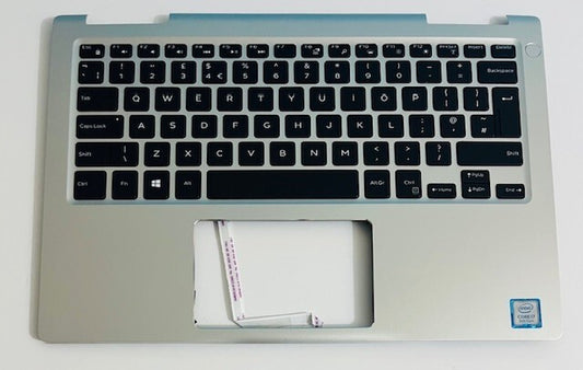 DELL Inspiron 13 7380 Palmrest keyboard Assembly With i7 Sticker