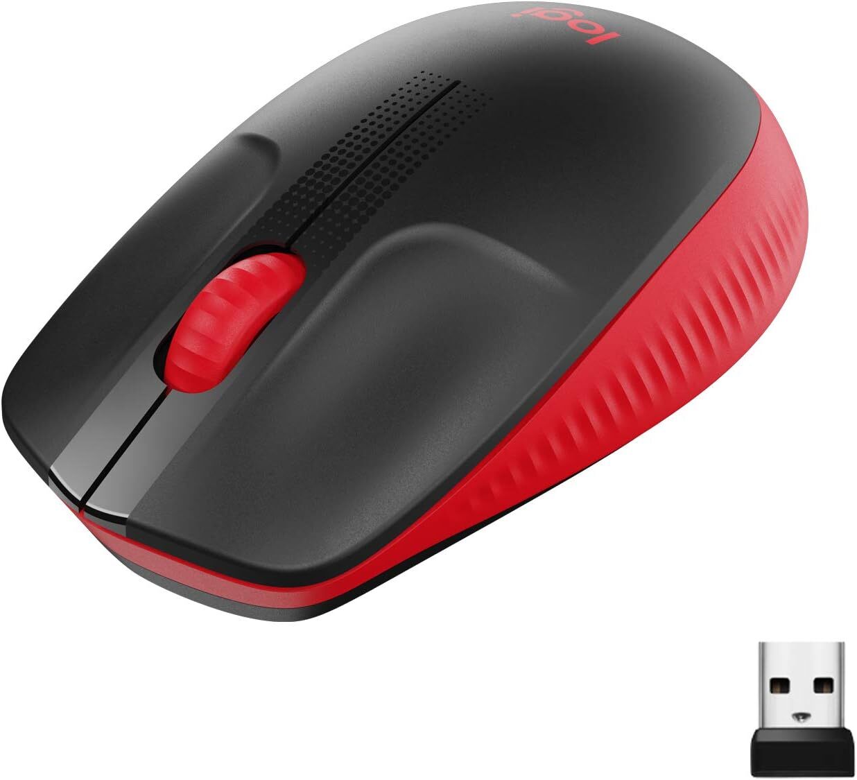 Logitech M190 FullSize Wireless Mouse 1000dpi,18-Month Battery with Power Saving