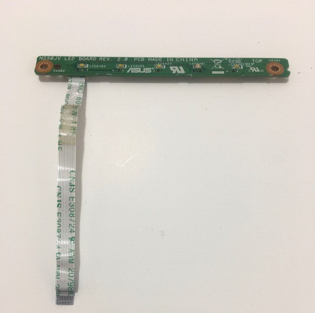 Genuine Asus N550JV LED BOARD PCB  With Flex Cable 60NB00K0-LD1030