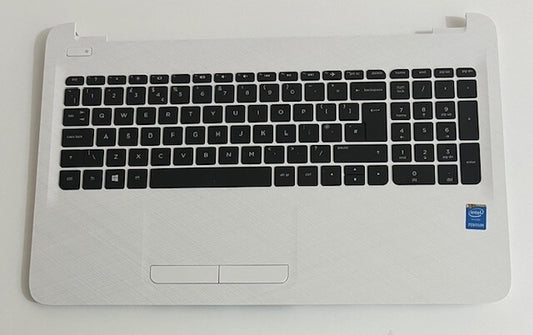 Genuine HP 15-ac110na Shell Palmrest Keyboard &Trackpad White