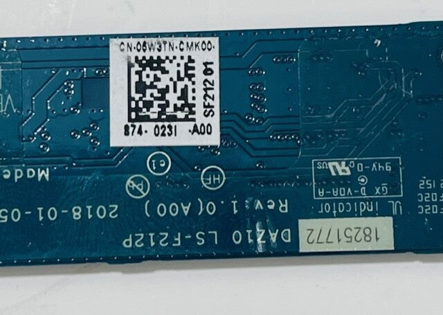 Genuine Dell XPS 15 9575 2-in-1 Palmrest Circuit Board With Cable 05W3TN