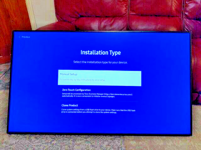 Samsung 55" QM55B UHD LED  Professional Display, LH55QMCEBGCXEN  Collection Only